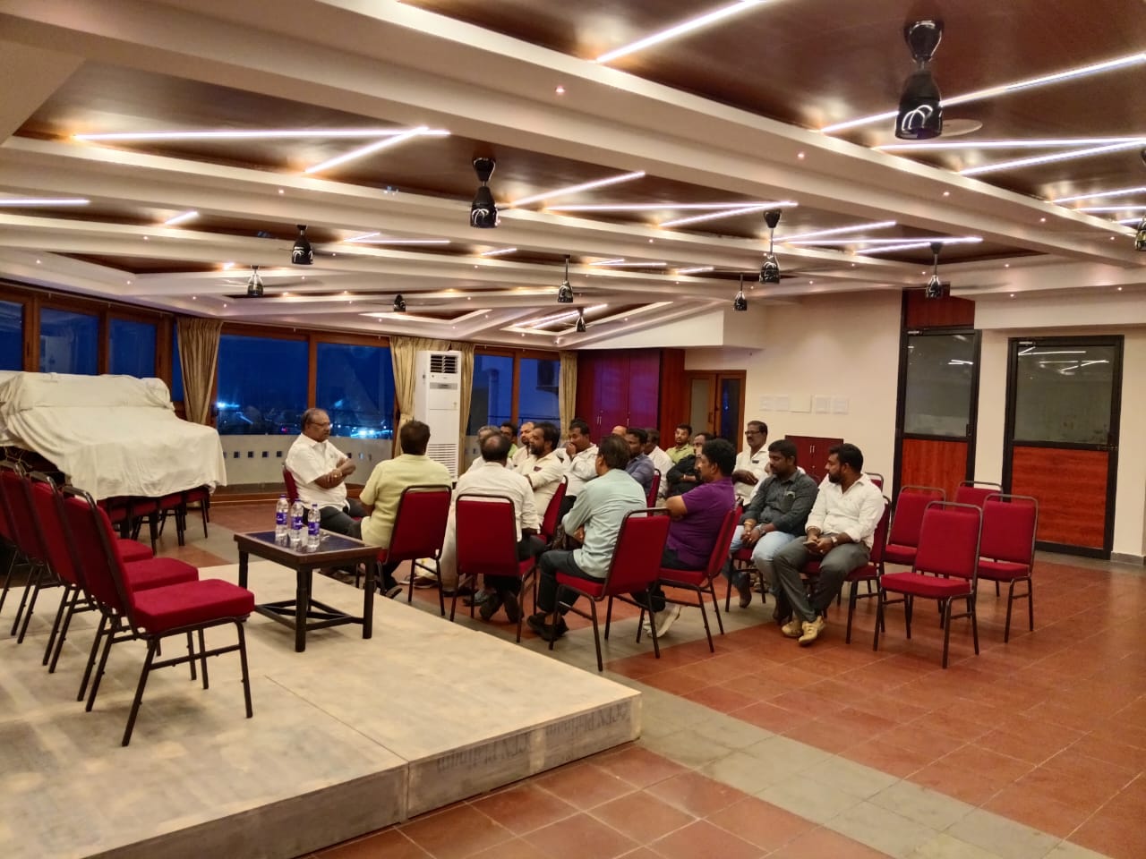 Banquet hall stage decor in Kanyakumari