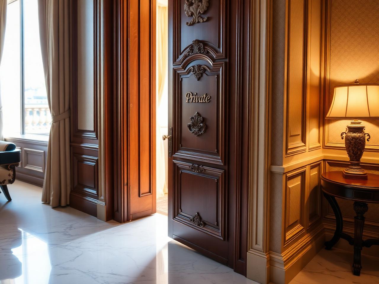 Private connecting door