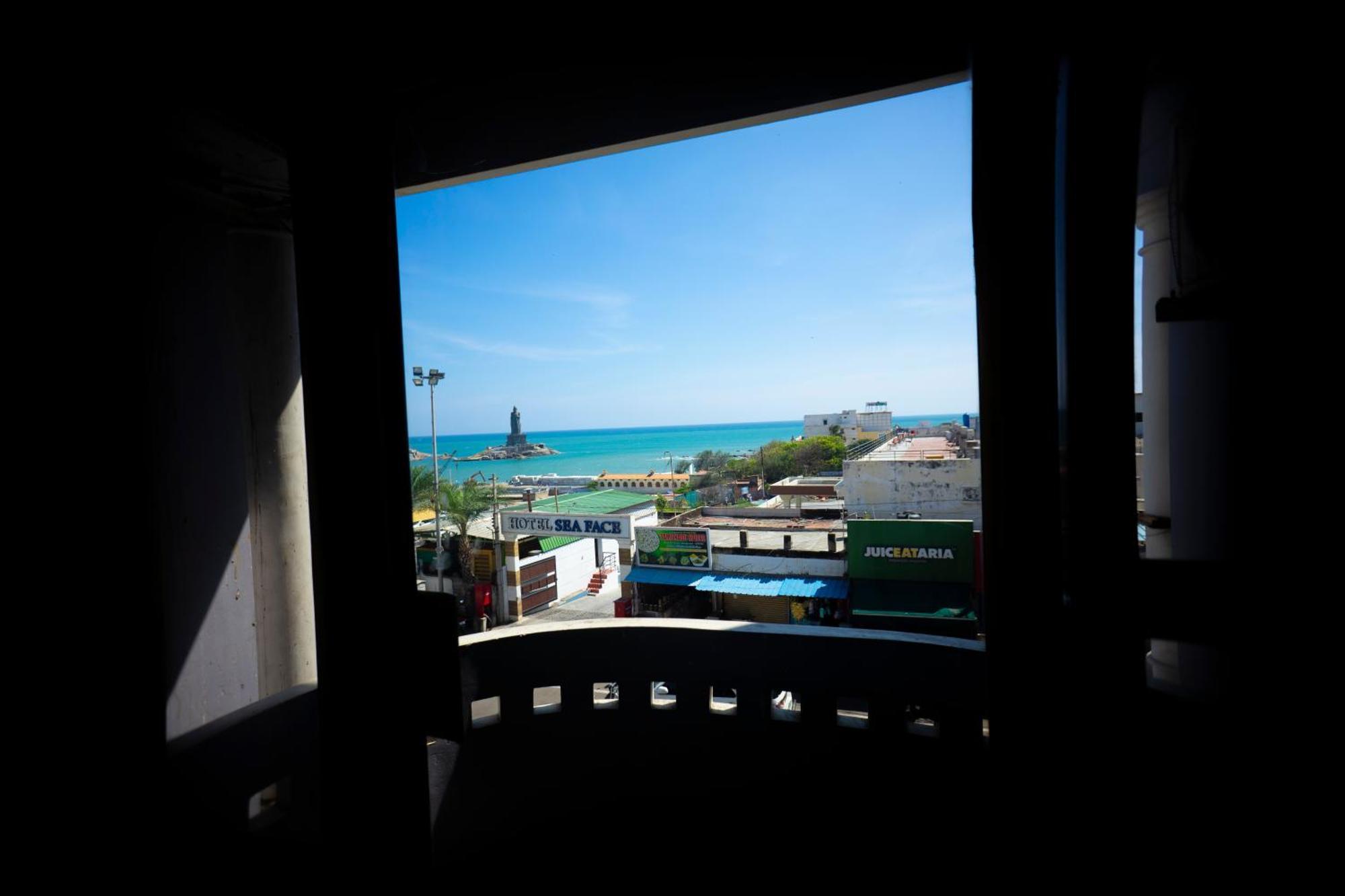 Coastal balcony view
